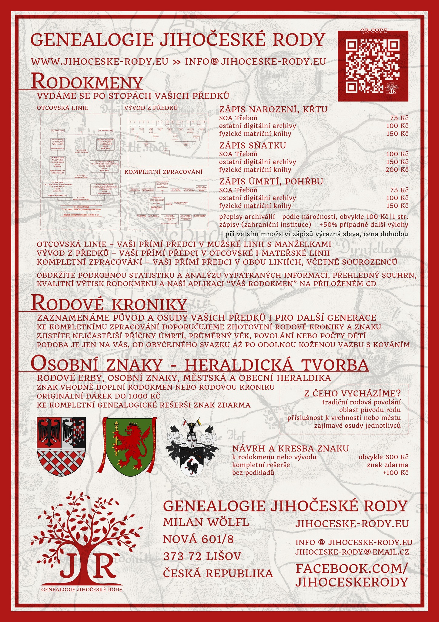 Partner vzdělávacího projektu - Jihočeské rody