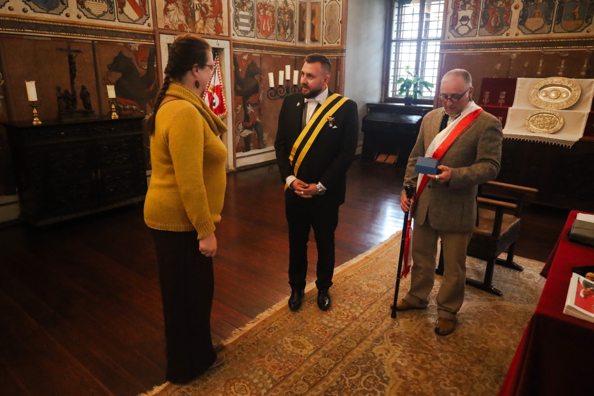 Propůjčení insignie státnímu zámku Třeboň