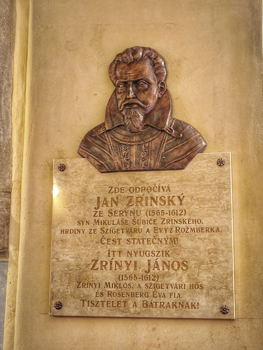 Odhalení pamětní desky Jana Zrinského ze Serynu