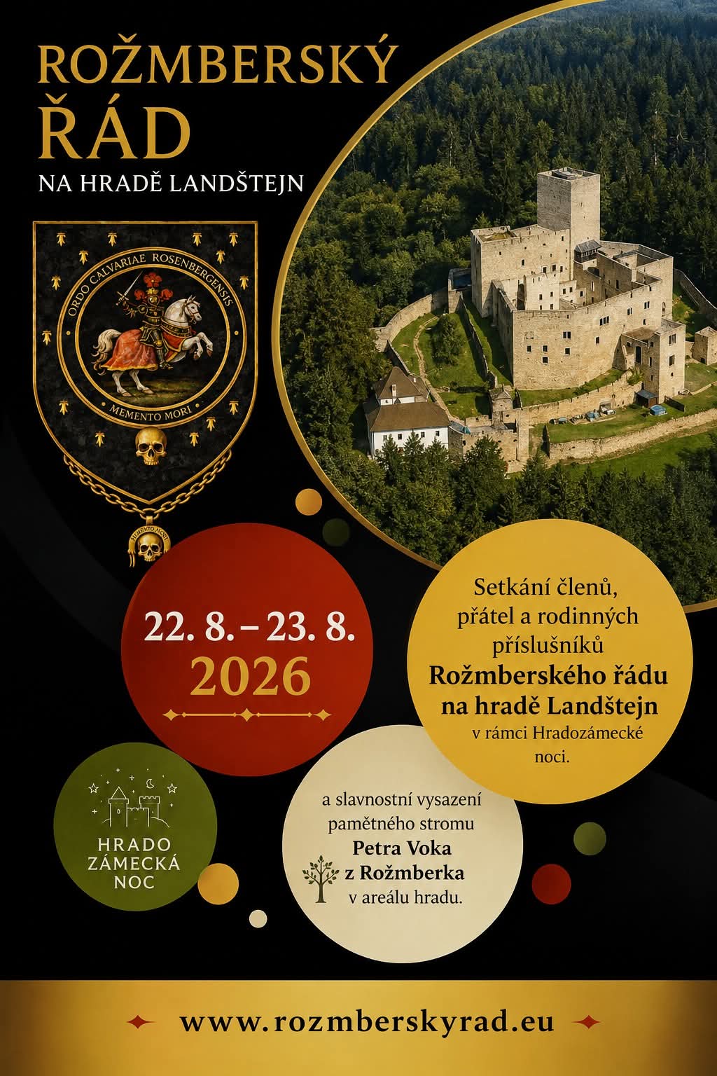 Rožmberský řád na hrade Landštejn