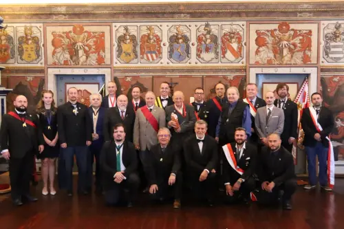 Ceremoniální víkend Rožmberského řádu zlaté lebky v Třeboni